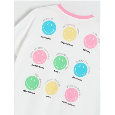 Футболка с принтом Smiley®