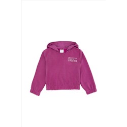 Kız Çocuk Menekşe Sweatshirt