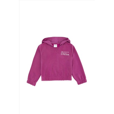 Kız Çocuk Menekşe Sweatshirt