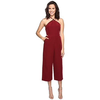 Halter Cross Strap Jumpsuit