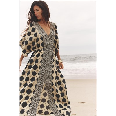 PRINTED KAFTAN DRESS