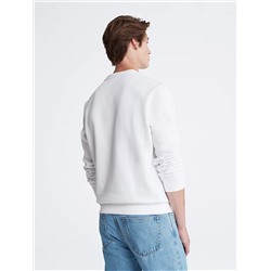 Monogram Logo Fleece Crewneck Sweatshirt