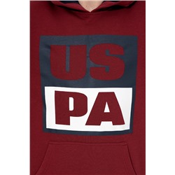 Erkek Vişne Kapüşonlu Sweatshirt