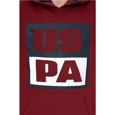 Erkek Vişne Kapüşonlu Sweatshirt