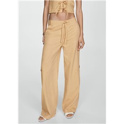 Pantalón lyocell cordón ajustable