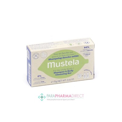 Mustela Shampoing Douche Solide 75g