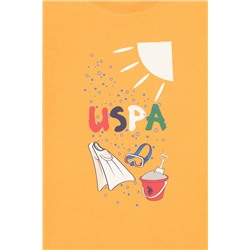 Erkek Çocuk Bisiklet Yaka Turuncu Tişört