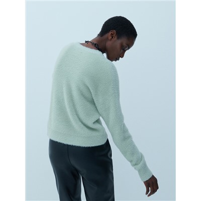 Pullover aus weichem Strickstoff