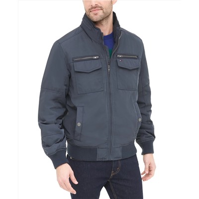 Tommy Hilfiger Men's Four-Pocket Filled Performance Bomber Jacket