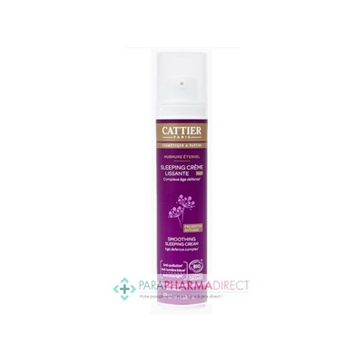 Cattier Murmure Éternel Sleeping Crème Lissante Nuit Première Rides BIO 50ml