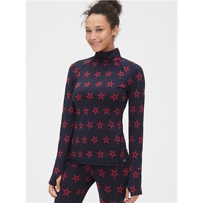GapFit Winterbrush Asymmetrical Half-Zip Pullover