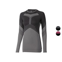 CRIVIT® Damen Funktionsunterhemd, mit Thermo-Knit-Zonen