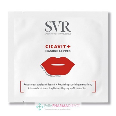 SVR CICAVIT+ MASQUE LEVRES - Réparateur Apaisant, Lissant 5 ml