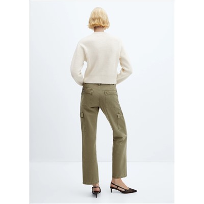 Jeans cargo bolsillos