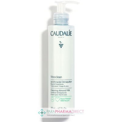 Caudalie Vinoclean - Lait d'Amande Démaquillant 200ml