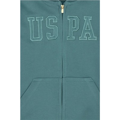 Kız Çocuk Mint Basic Sweatshirt