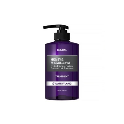 Honey & Macadamia Protein Hair Treatment_Ylang Ylang Кондиционер для увлажнения и питания на основе меда и макадамии с ароматом иланг-иланг