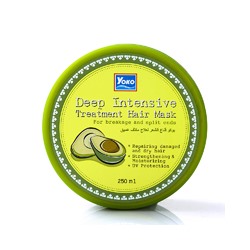 Интенсивная лечебная маска для волос с авокадо YOKO 250 мл / YOKO Deep Intensive Treatment Hair Mask 250 ml