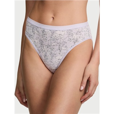 Stretch Cotton High-Leg Brief Panty