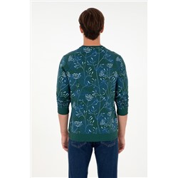 Erkek Koyu Yeşil Sweatshirt