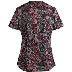 UA Twister Black Scrub Top