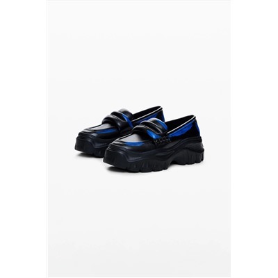 Mocasines chunky cuero