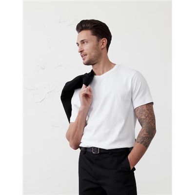 Luxe Touch Crew-Neck T-Shirt