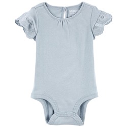 Baby Eyelet Ruffle Bodysuit