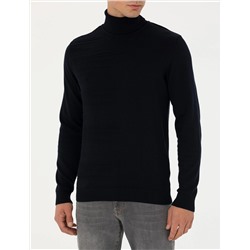Lacivert Slim Fit Kazak