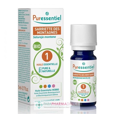 Puressentiel Huile Essentielle Sarriette des Montagnes BIO 5 ml