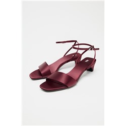 SATIN SANDALS