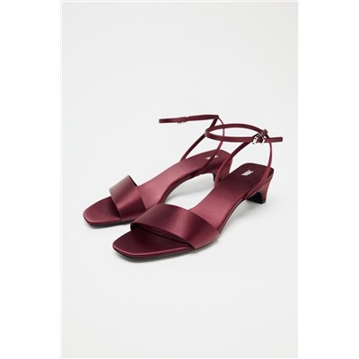 SATIN SANDALS