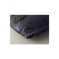 English Home Comfycover Triko Kırlent Kılıfı Antrasit 10040617