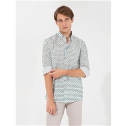 Zümrüt Slim Fit Uzun Kollu Gömlek