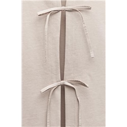 T-SHIRT WITH BACK TIES