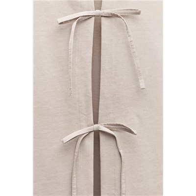 T-SHIRT WITH BACK TIES