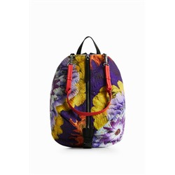 Mochila pequeña multiposición floral