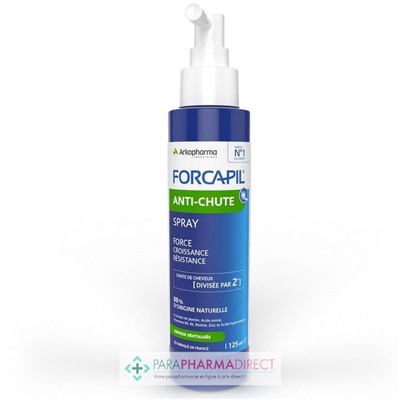 ArkoPharma Forcapil Anti-Chute Spray - Force, Croissance & Résistance - Cheveux Dévitalisés 125 ml