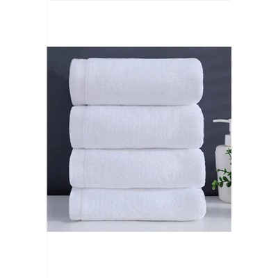 SHAL HOME Shal %100 Pamuk Tekli 50*90cm Çift Kat Otel Havlusu Otl1