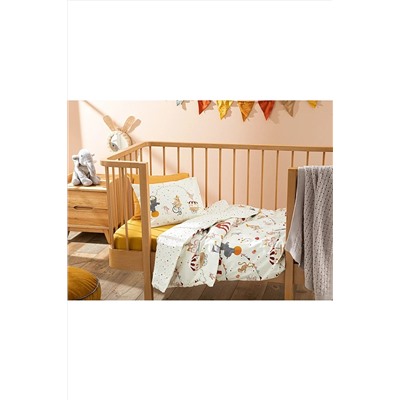English Home Carnival Pamuklu Bebe Nevresim Takımı 100x150 Cm Bej 10037114