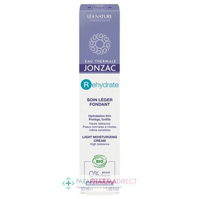 Eau Thermale Jonzac - Rehydrate - Soin Léger Fondant BIO 50ml
