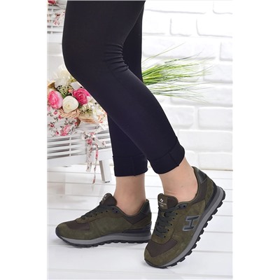 Hammer JackPeru Nubuk Deri Unisex Haki Spor Ayakkabı 102 19250 G