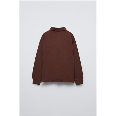 FADED-EFFECT POLO SHIRT