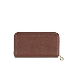 Cartera de piel Pely Marrón