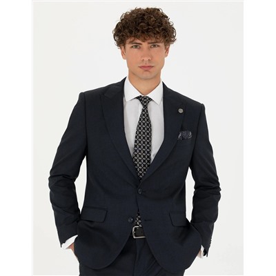 Lacivert Slim Fit Takım Elbise