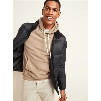 Frost-Free Zip-Front Puffer Jacket for Men