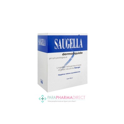 Saugella Dermoliquide Lingettes Individuelles Nettoyantes Intime x10