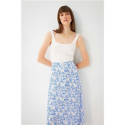 Defacto Slim Fit Kare Yaka Fitilli Kaşkorse Atlet X9420AZ22SM