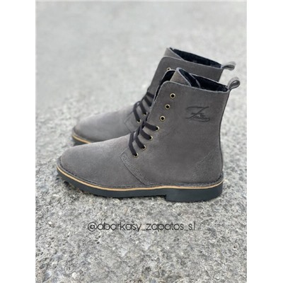 AB.Z. 27001/2 GRIS — С ДВОЙНЫМИ ШНУРКАМИ+PELLE · LUX