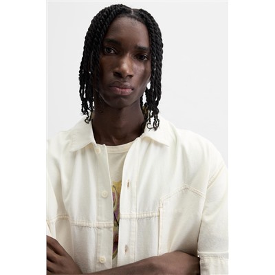 CAMISA PESPUNTES CONTRASTE
